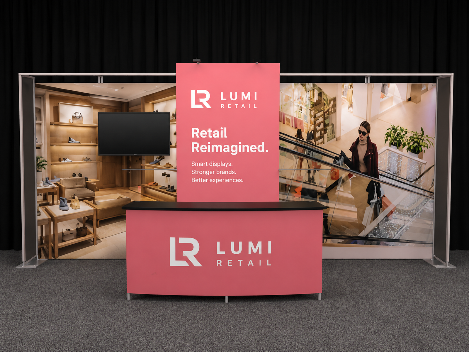 Marquee exhibit kit